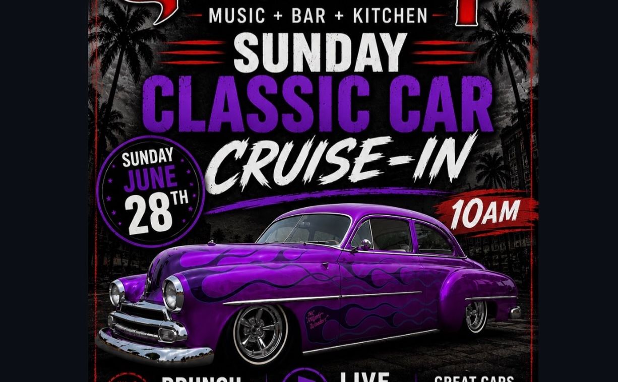 Gaslamp Cruise-In Car Meet partial flyer June 2026